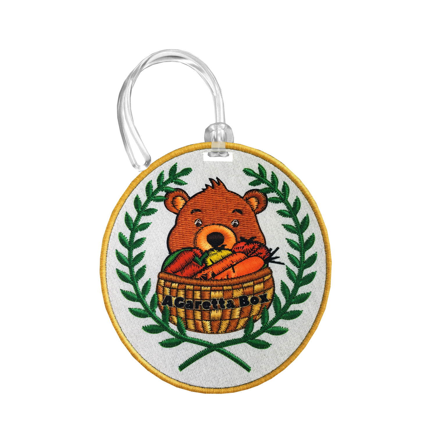 1 Side 4CP Dye Sub Custom Econo Bag Tag 4