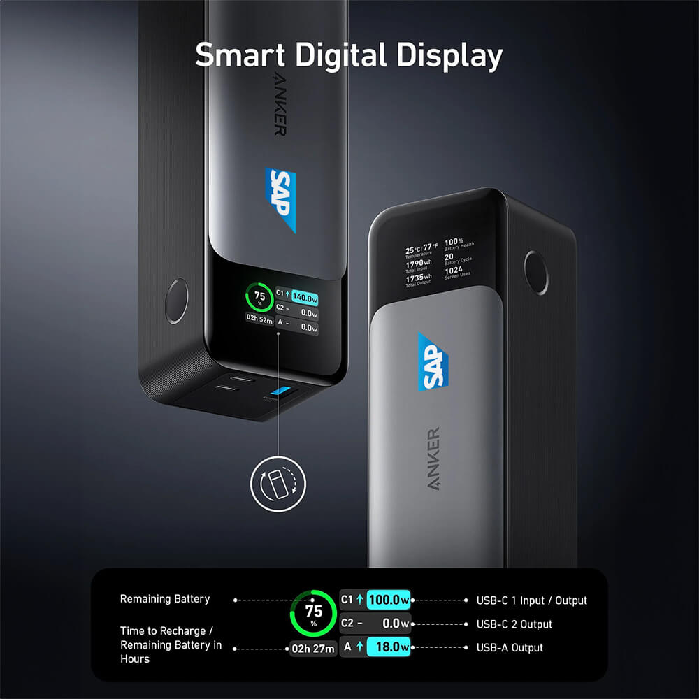 Anker 737 Power Bank (PowerCore 24K) 10