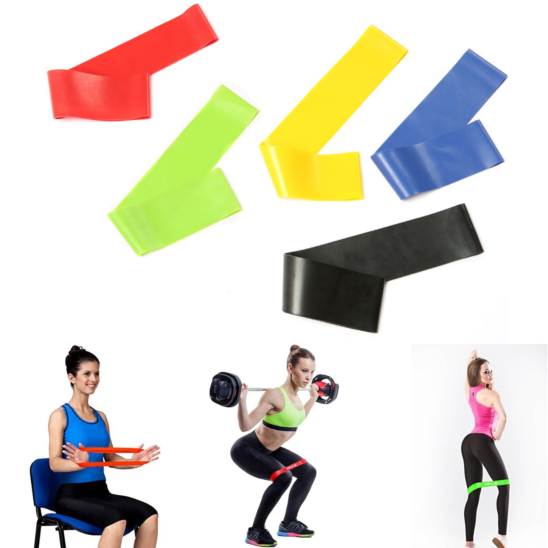 8 pcs Exercise Bands 2