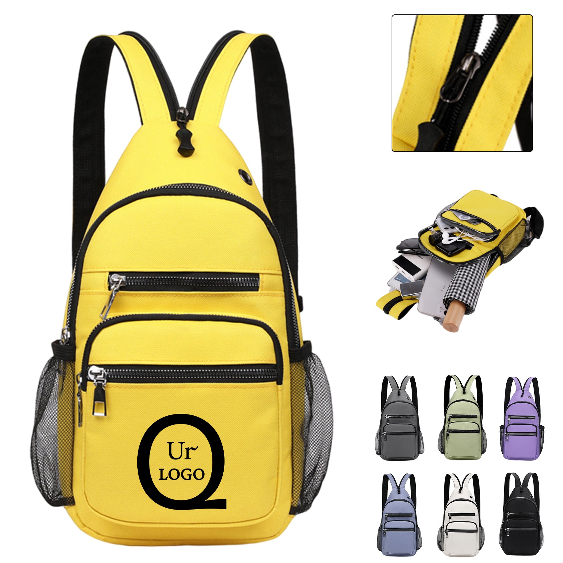 Crossbody Sling Backpack