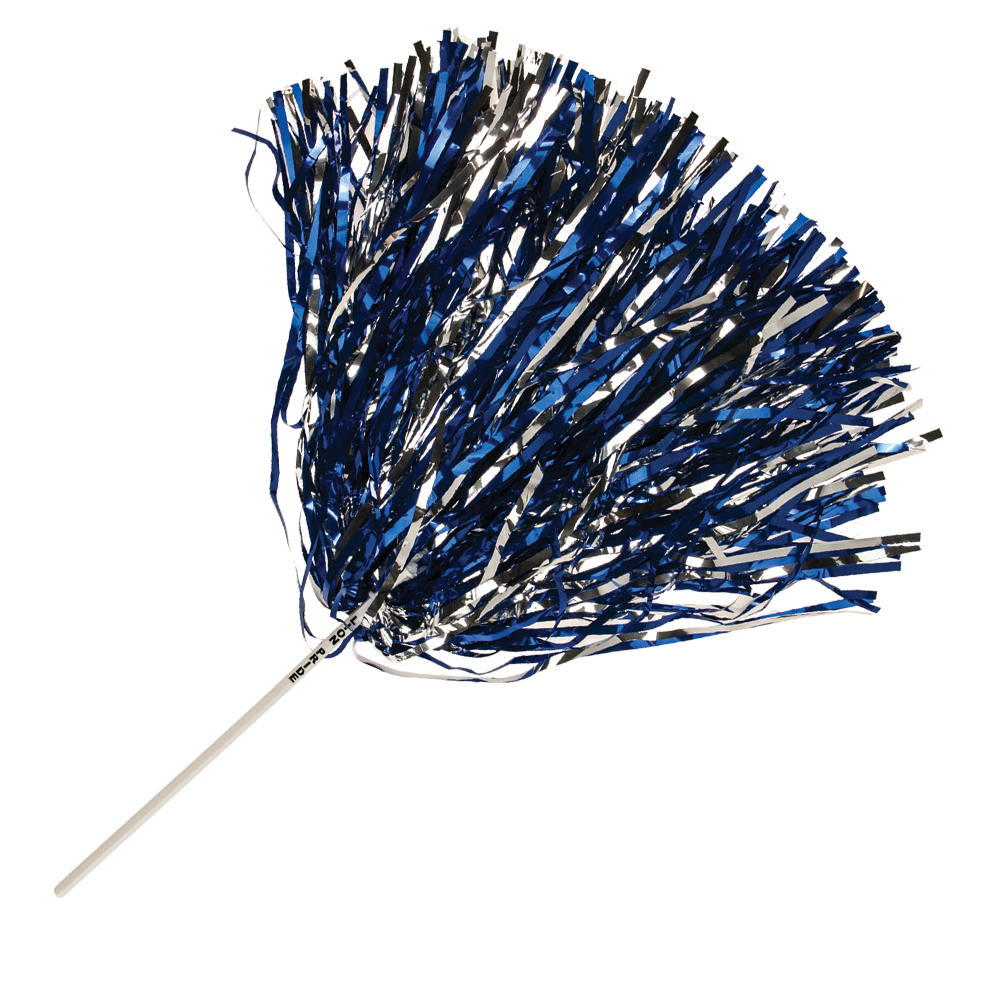 Metallic Rooter Pom, 500 Streamers 10