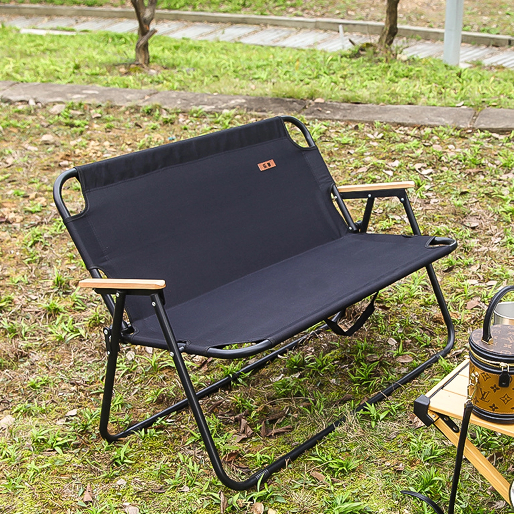 Two-Person Outdoor Portable Folding Chair 3