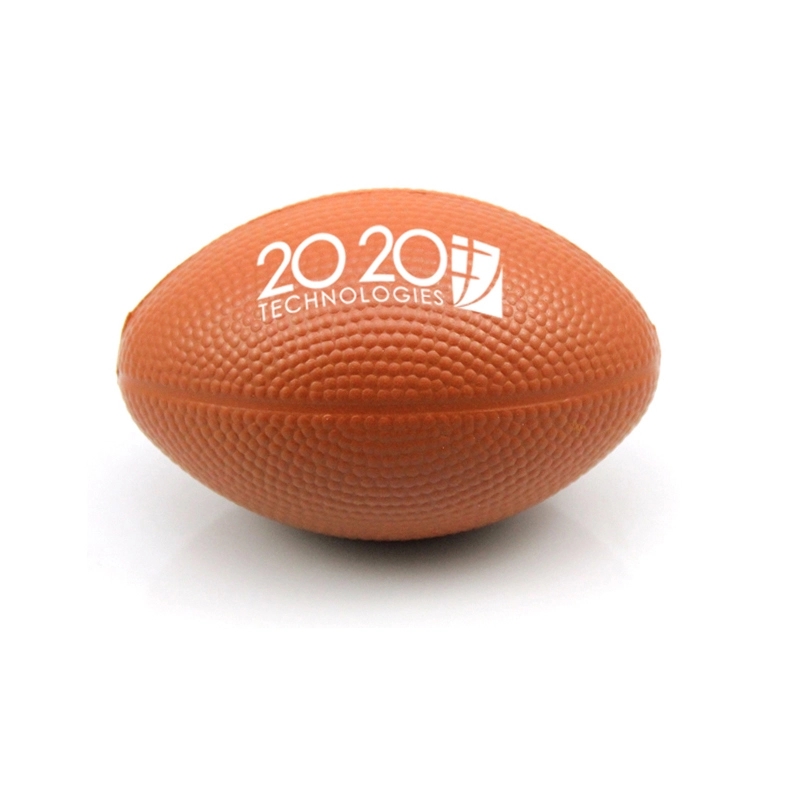 Football Stress Reliever, custom stress ball with logo imprint 1