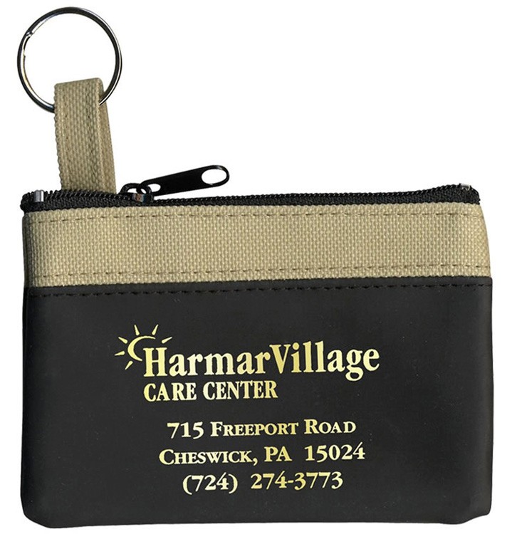 The Safari Classic Zip Pouch w/ Key Ring 6