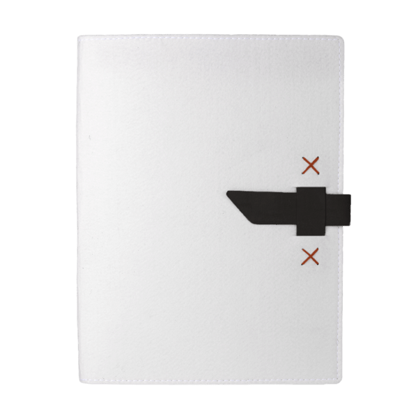 Hubbard Dye-Sublimated Felt Padfolio 156