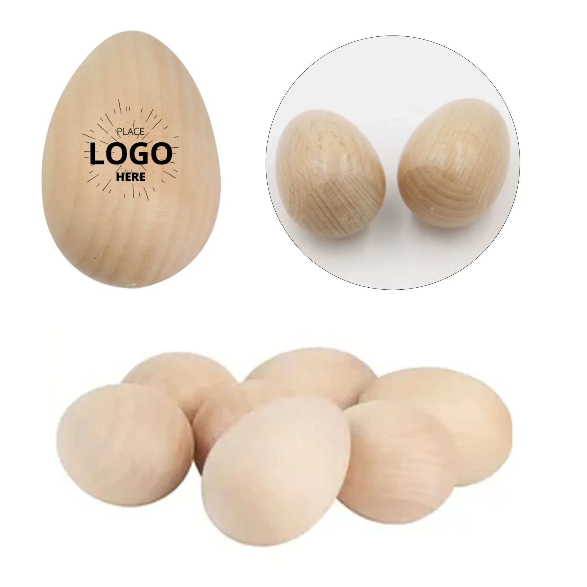 Customized Wooden Easter Eggs 2