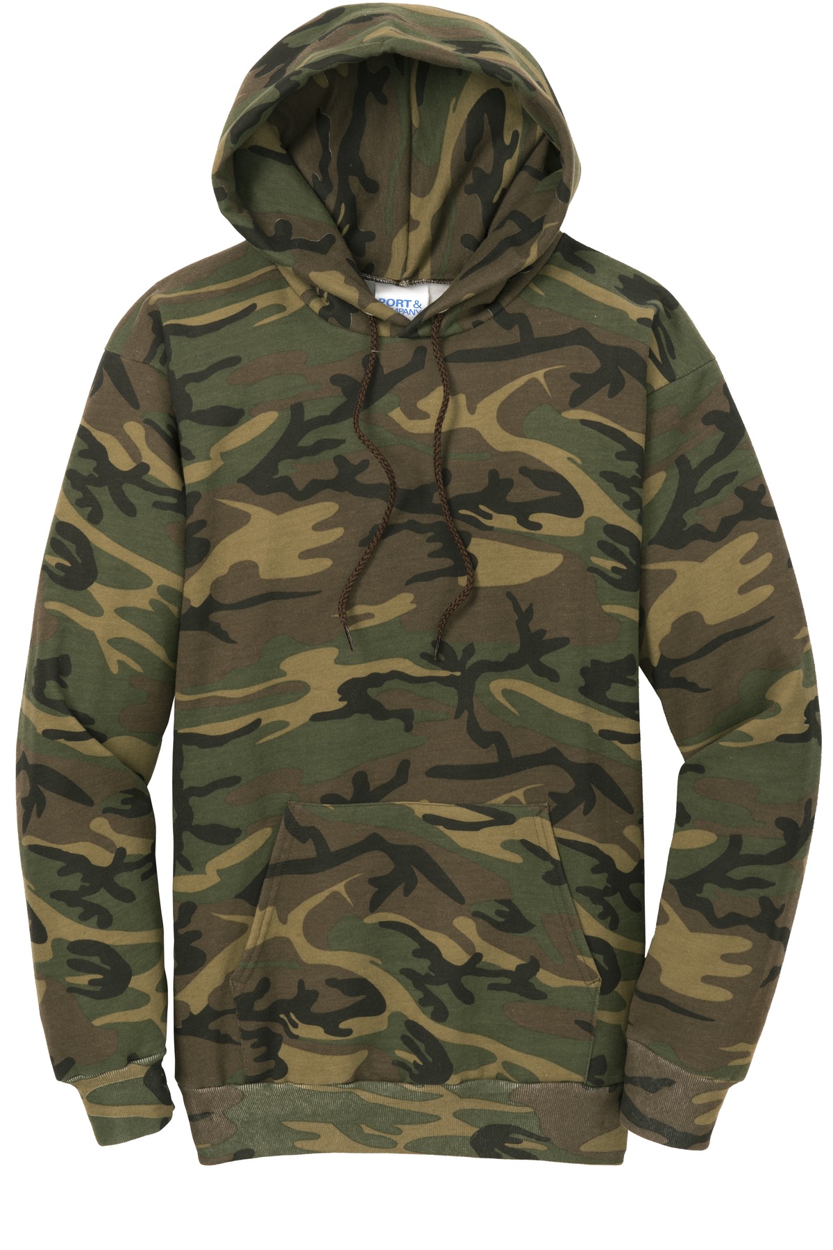 Port & Co Core Fleece Camo Pullover Hooded Sweatshirt. PC78HC 26