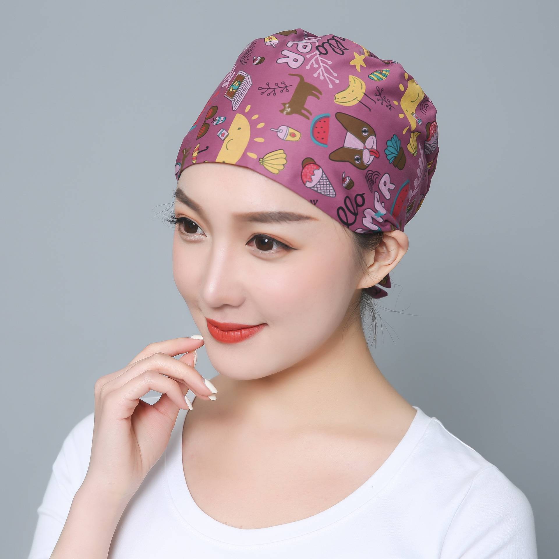 Cotton Kitchen Oil Resistant Cap 6