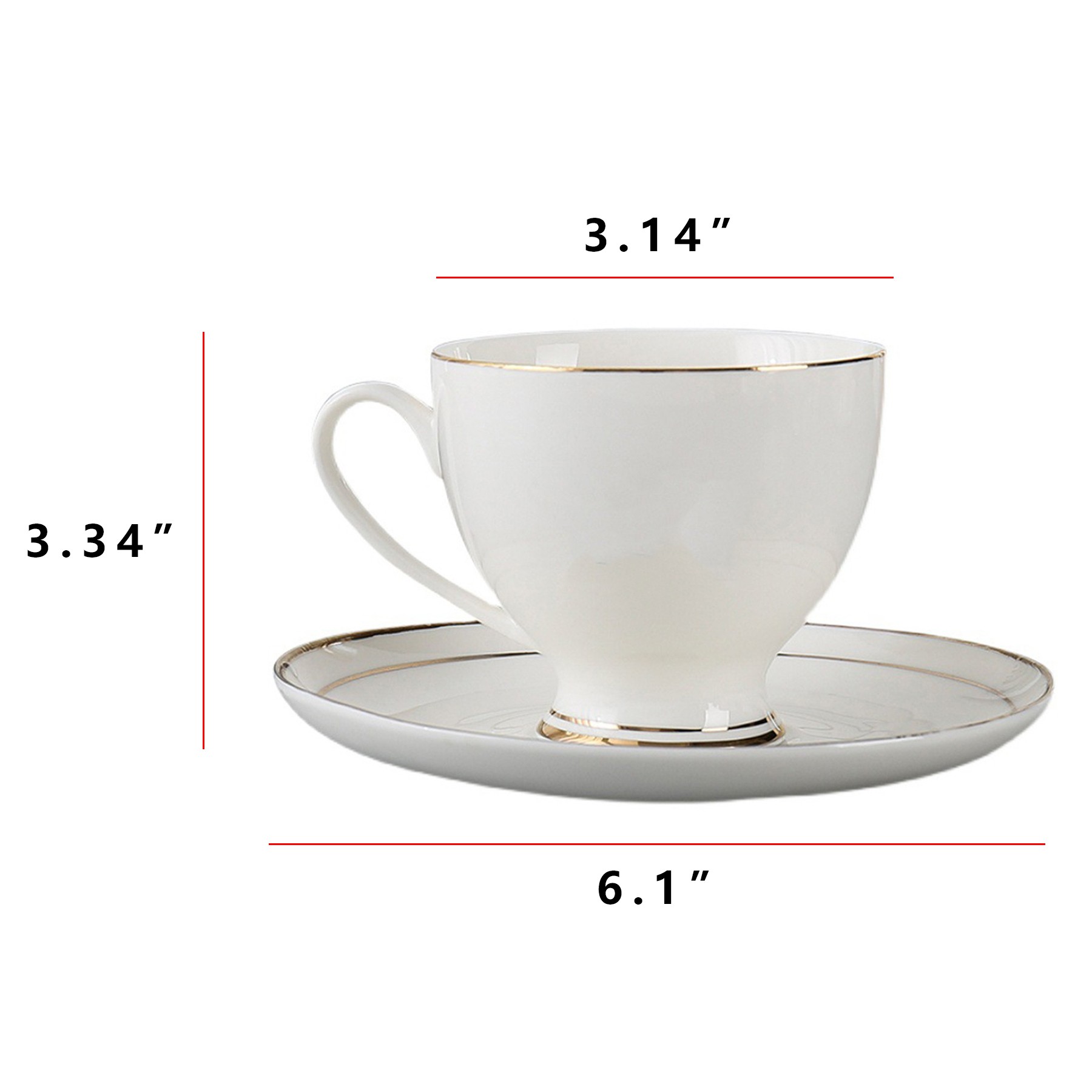Coffee Cup And Saucer Set 1