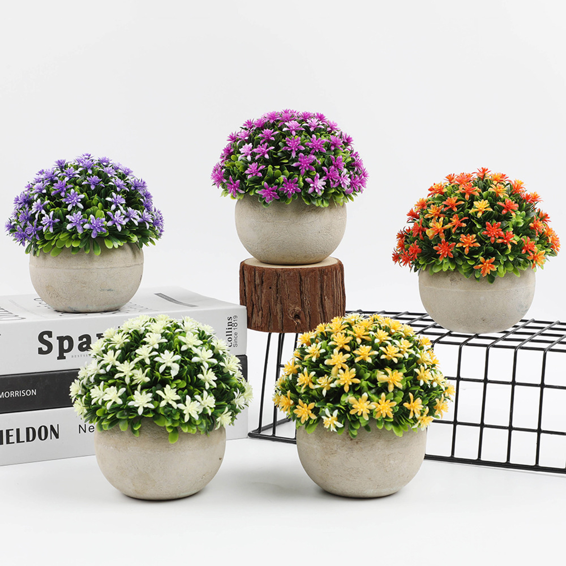 Mini Potted Fake Plants 2