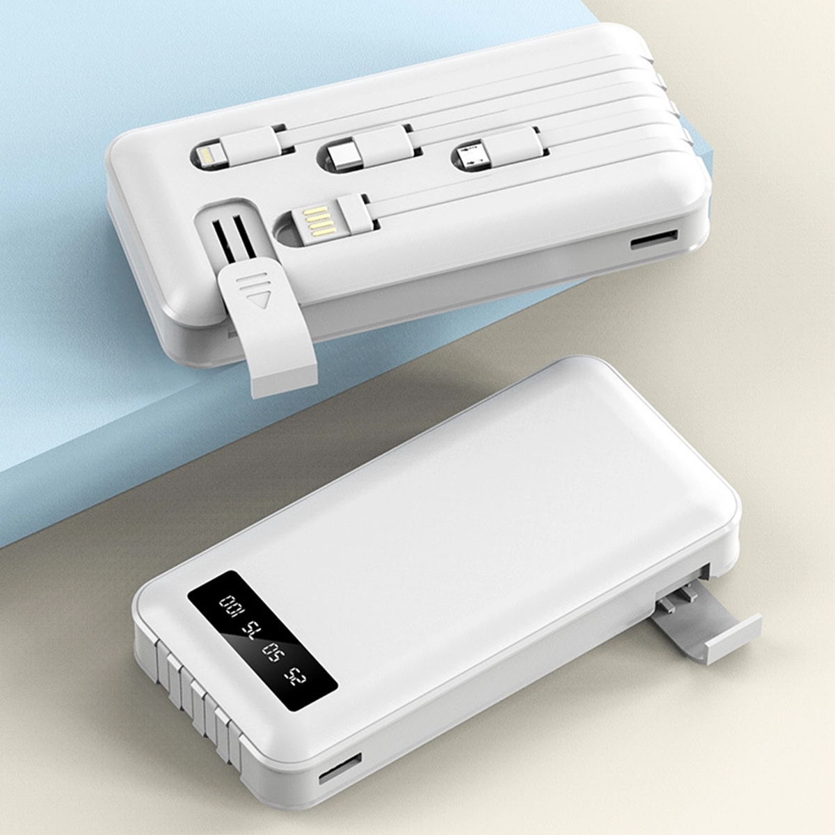 3-in-1 10000 mAh Mini Portable Power Bank 2