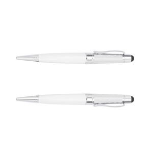 Elegant Wave Twisted Metal Pen With Stylus 15
