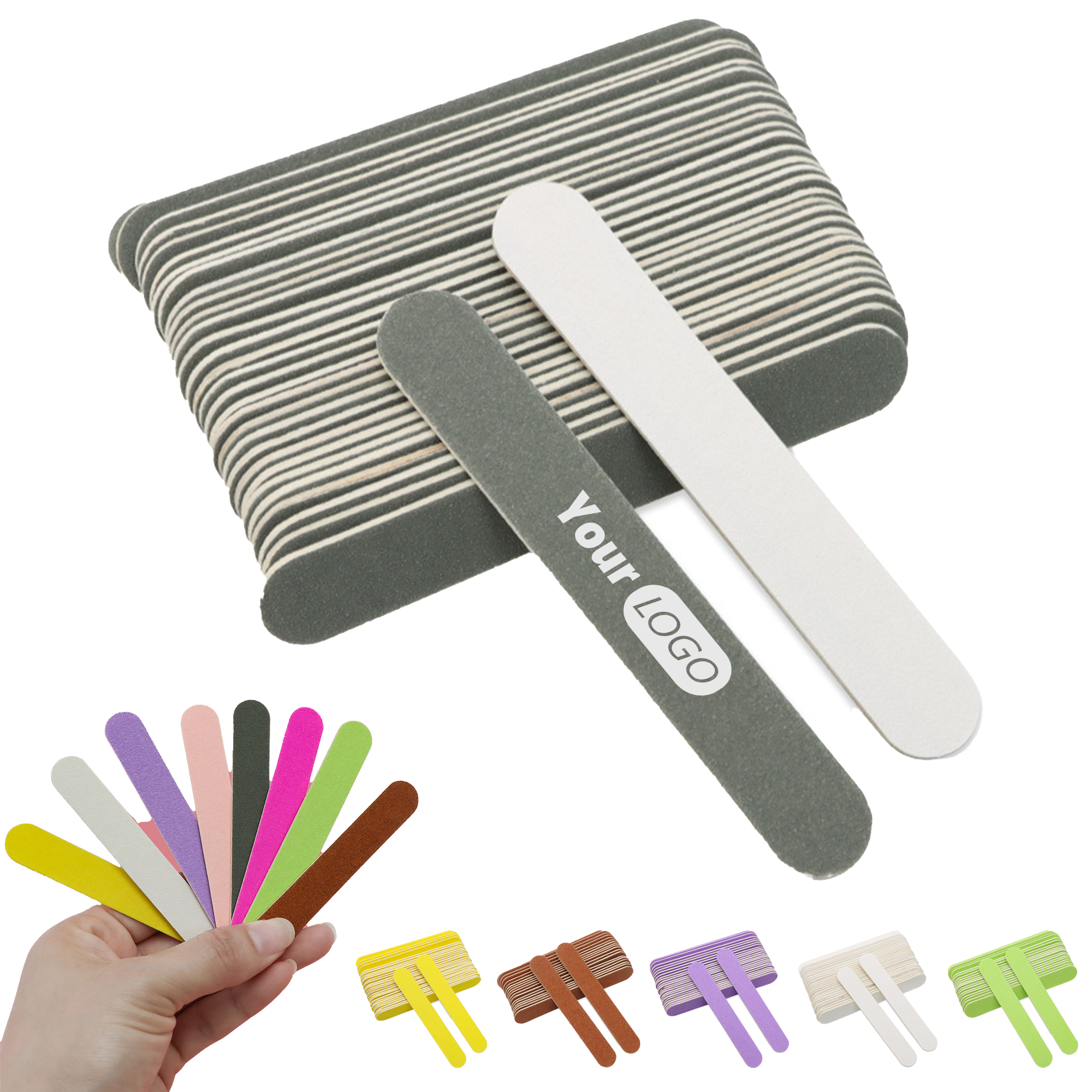 Wood Veneer Mini Colored Nail Polish Strip 6