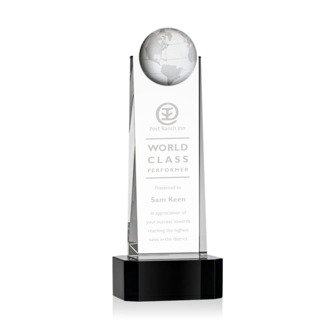 Sherbourne Globe Award on Base - Black 9