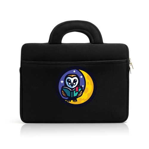 Laptop Sleeve with Zip Closure, Front Pocket, and Handles - 3