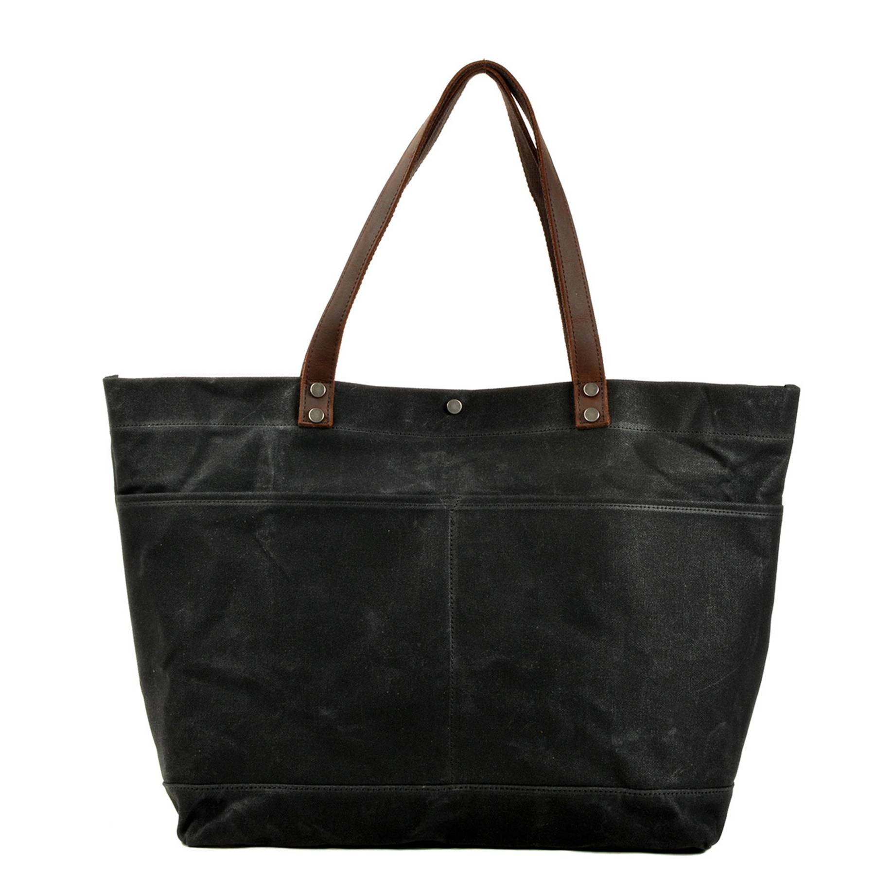 Waxed Canvas Travel Tote Bag 3
