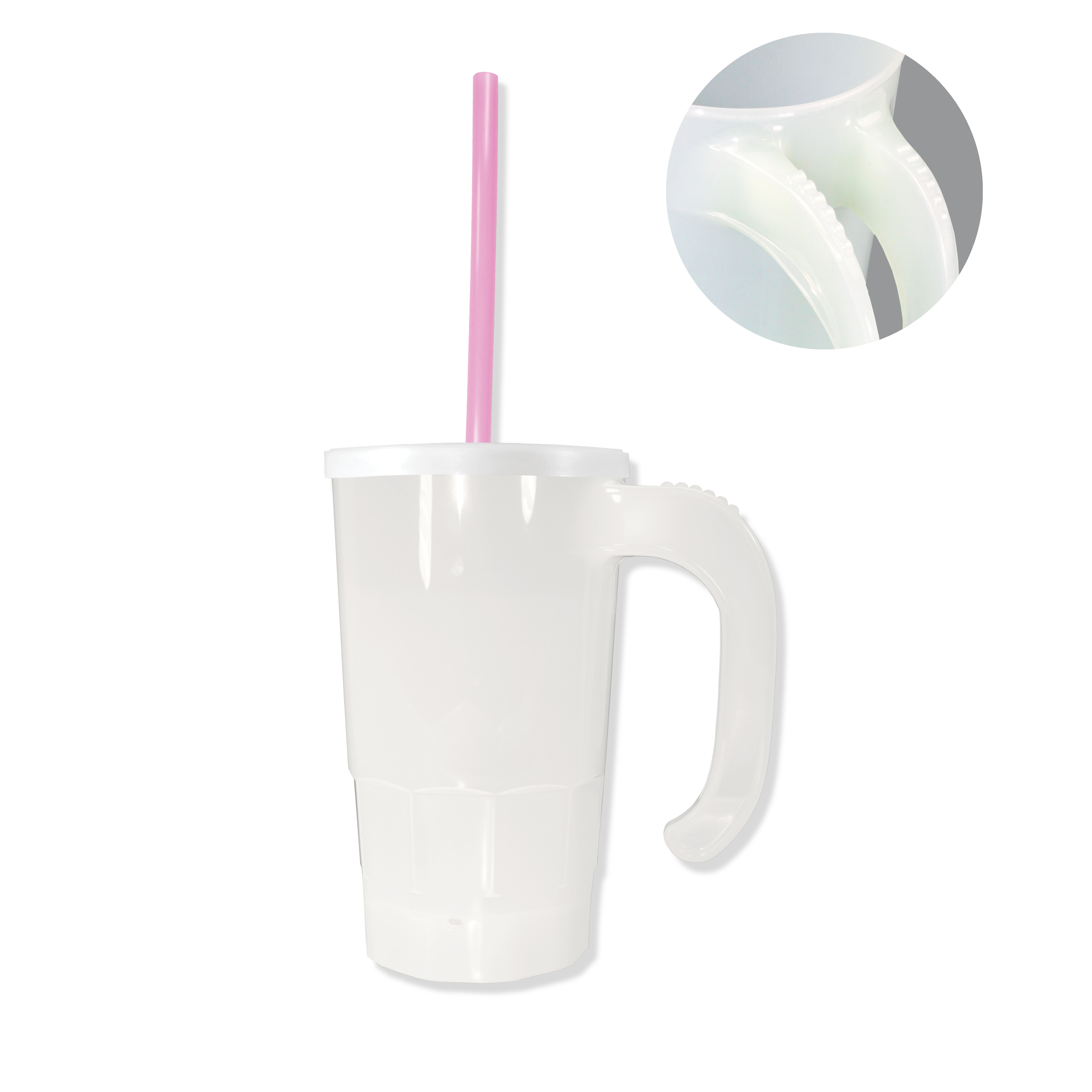 20 oz. Stackable Beer Stein/Straw/Lid Set 12