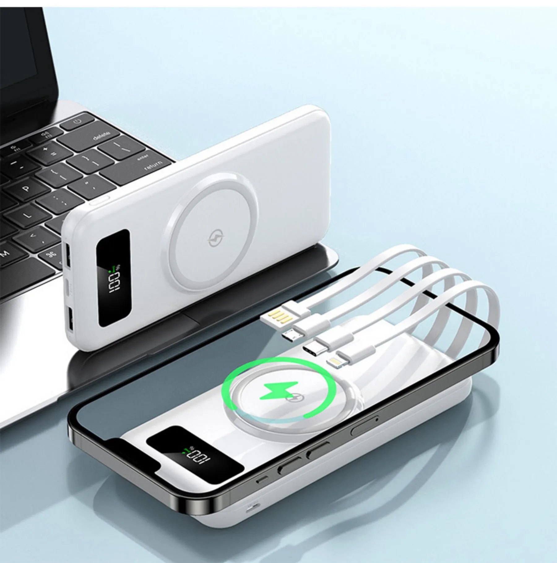 10000 mAh Wireless Power Bank 2