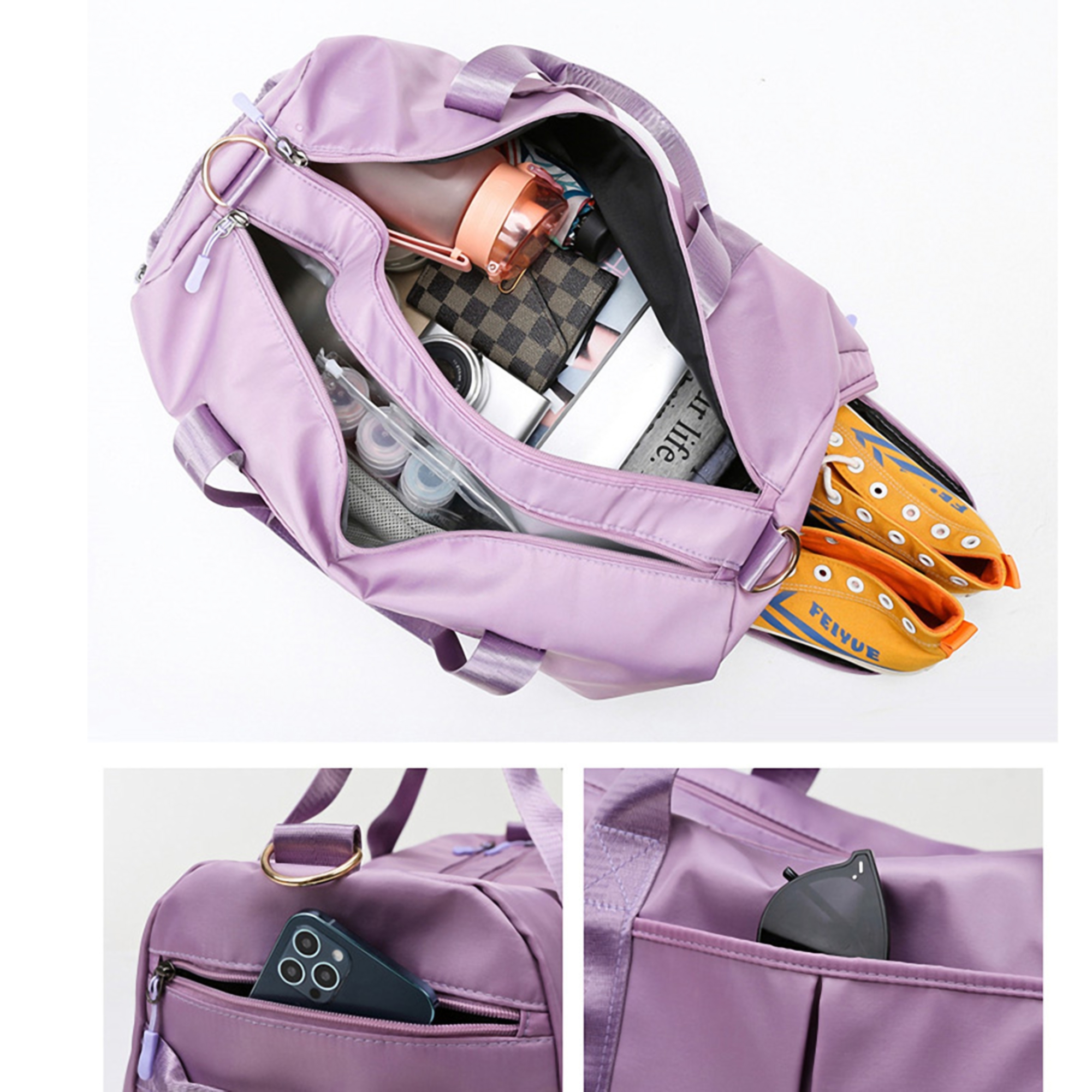 Gym Travel Duffel Bag with Wet/Dry Compartment 4