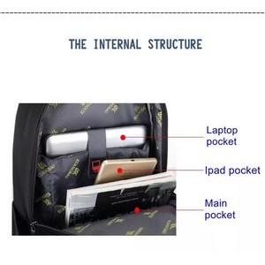 Multifunctional Waterproof Laptop Trolley Backpack 4