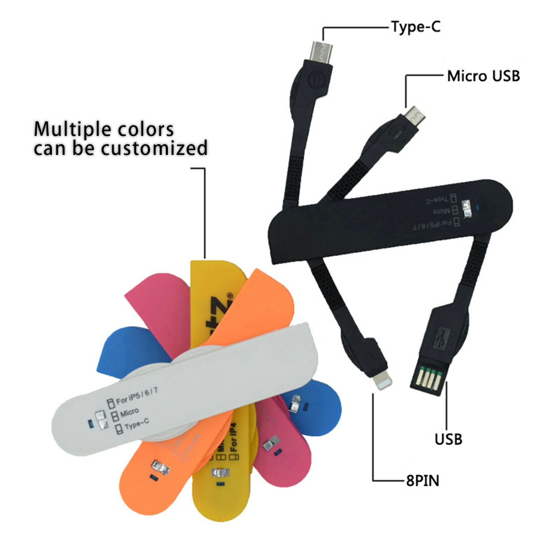 Swiss Knife Style Universal Charging Cable 5