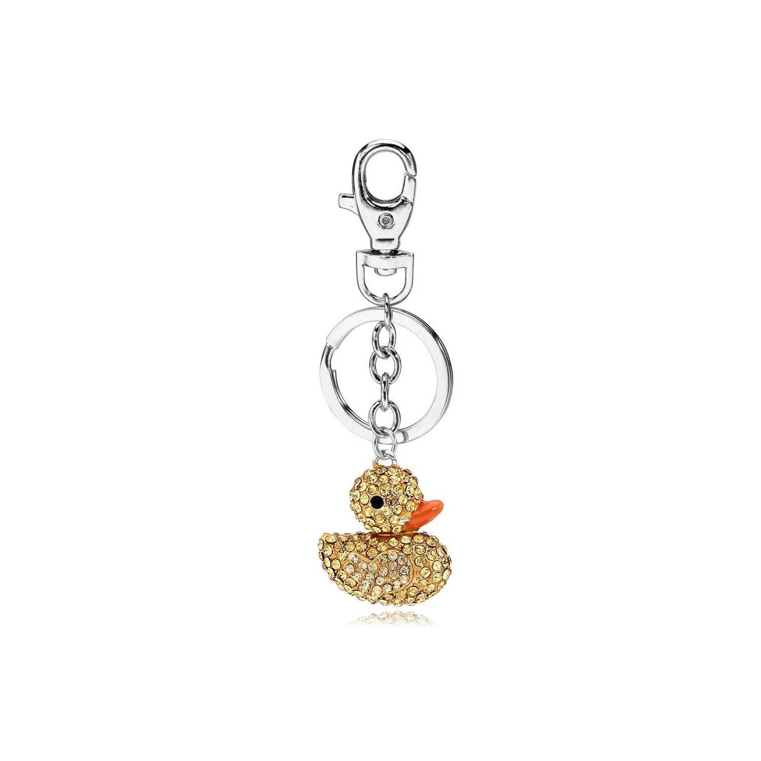Diamond Cute Duck Keychain 3