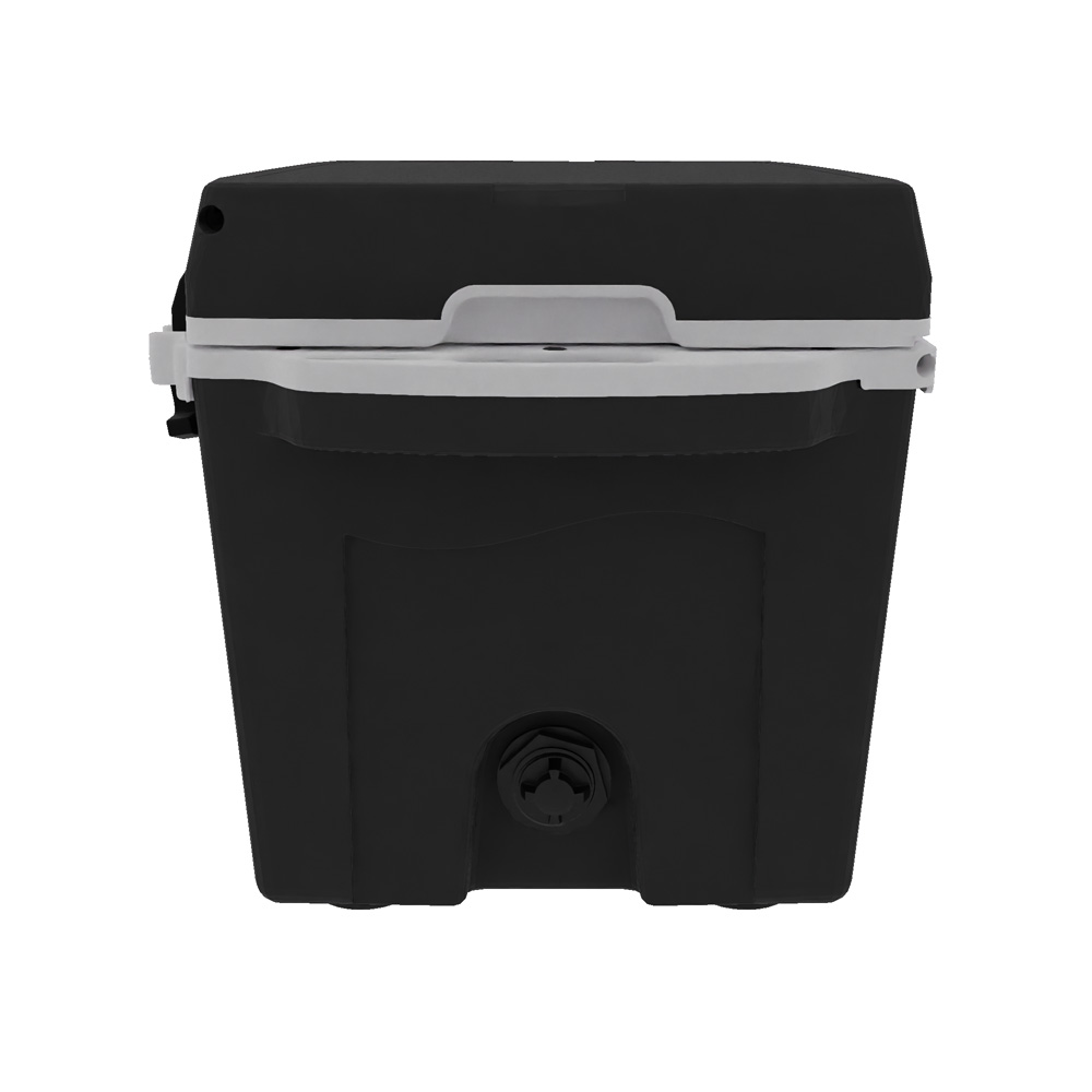 Taiga 27 Quart Cooler: Custom molded Logo, Custom PMS Color 18