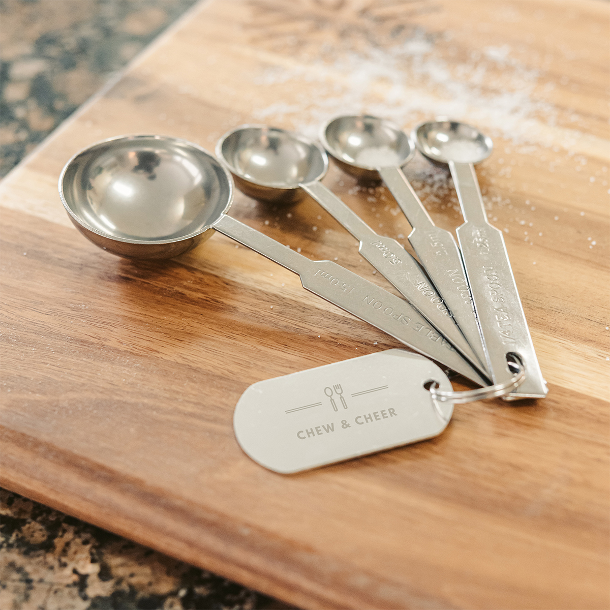 4-Pc. Stainless Steel Measuring Spoons 12