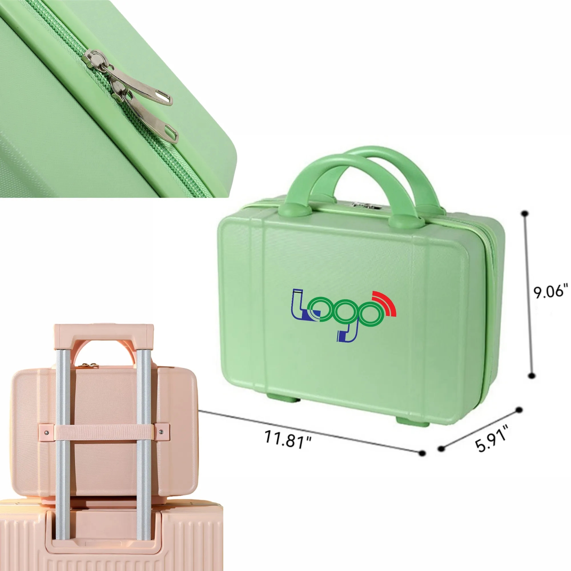 Custom Mini Luggage Makeup Case 2