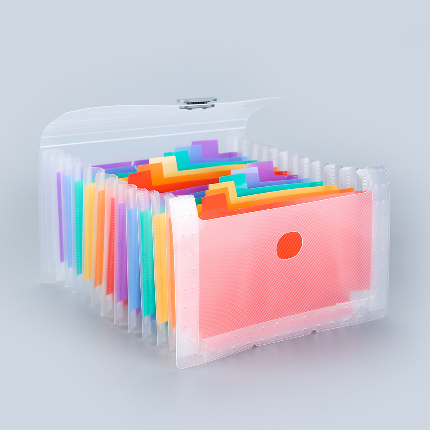Candy Color 13-Grid A6 File Folder Mini Accordion Purse 5
