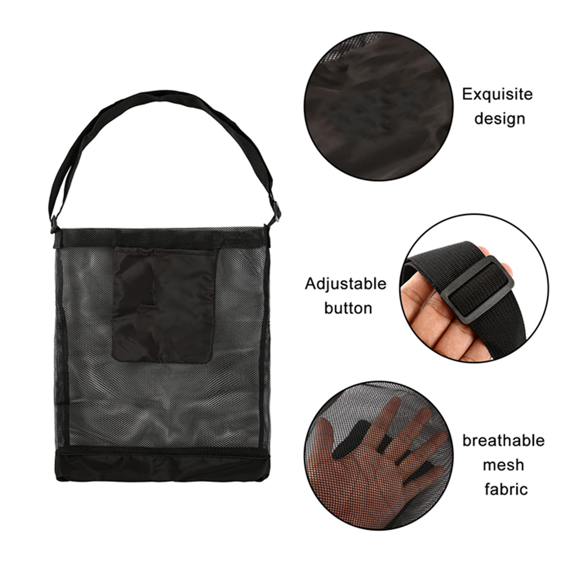 Portable Mushroom Picking Satchel (Collapsible Mesh Pouch) 4