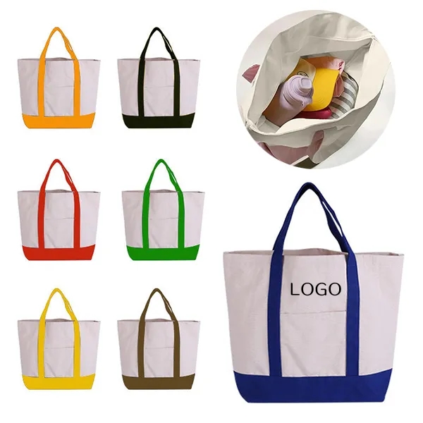 Large Capacity Canvas Tote Bag - Spacious and Durable 6
