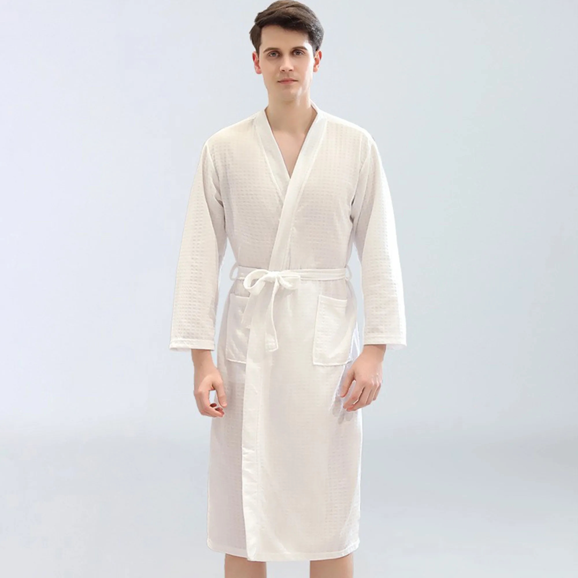 Soft Quick Dry Unisex Sauna Robe Apparel 8