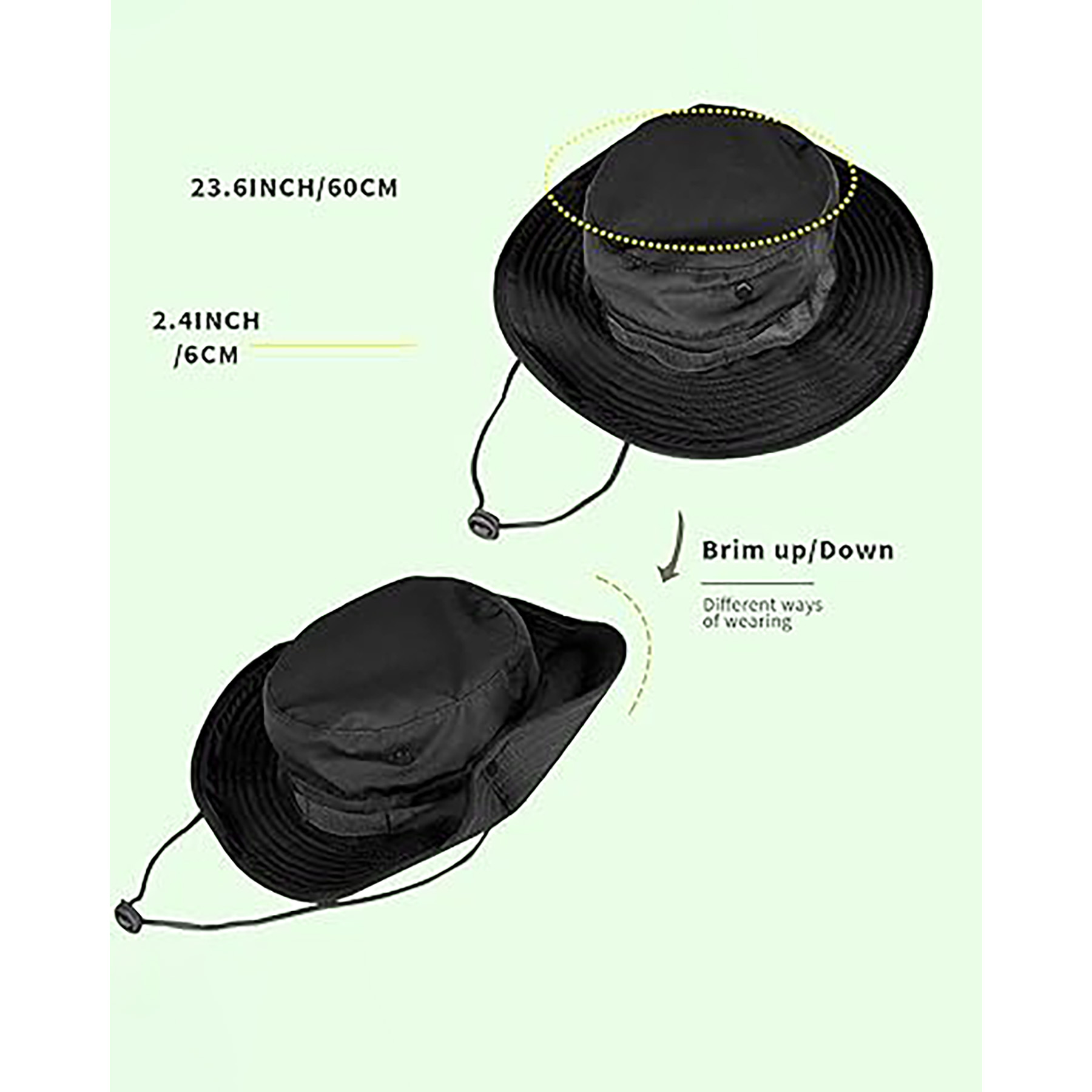 Men Women UV Protection Bucket Hat 6