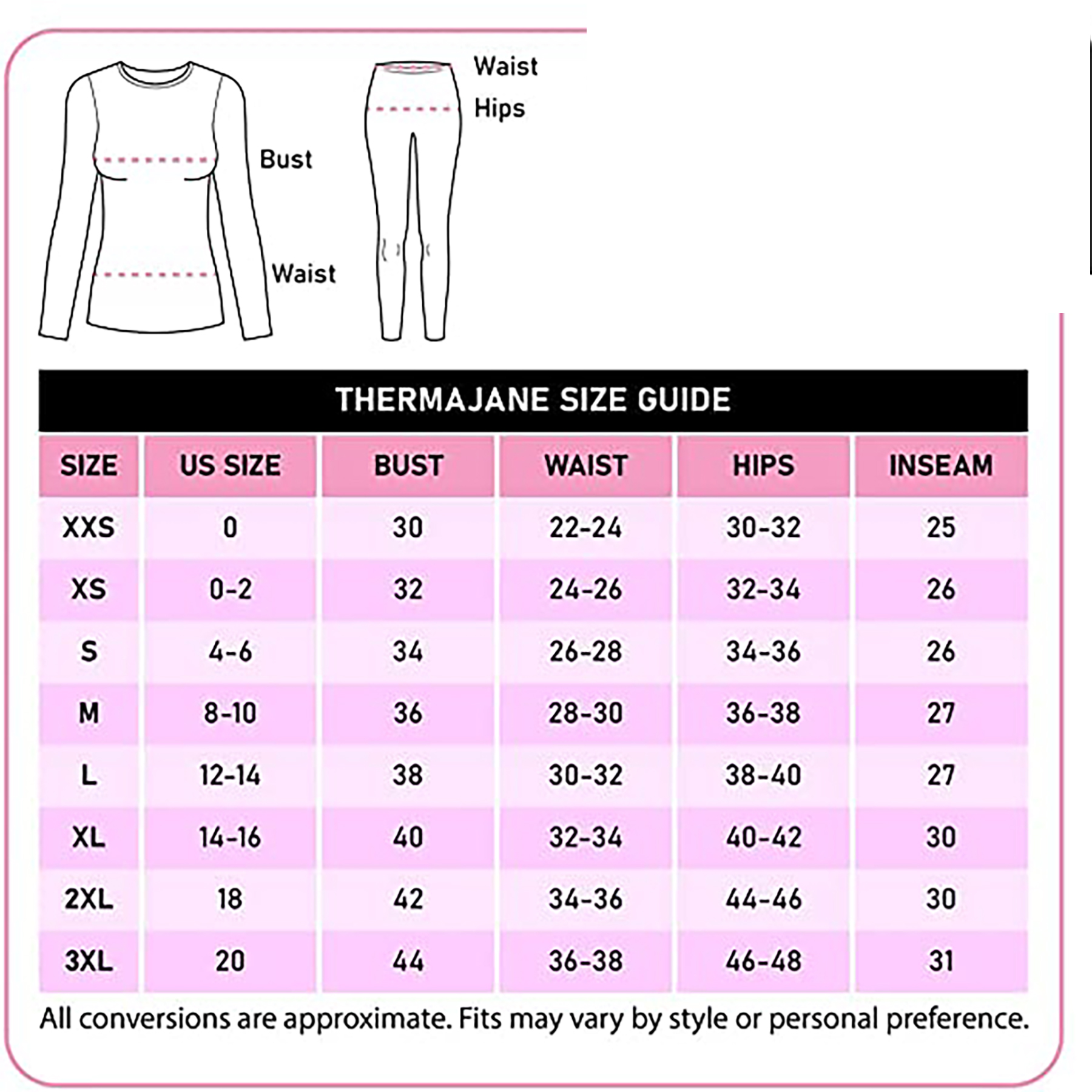 Women's Thermal Underwear Set 1