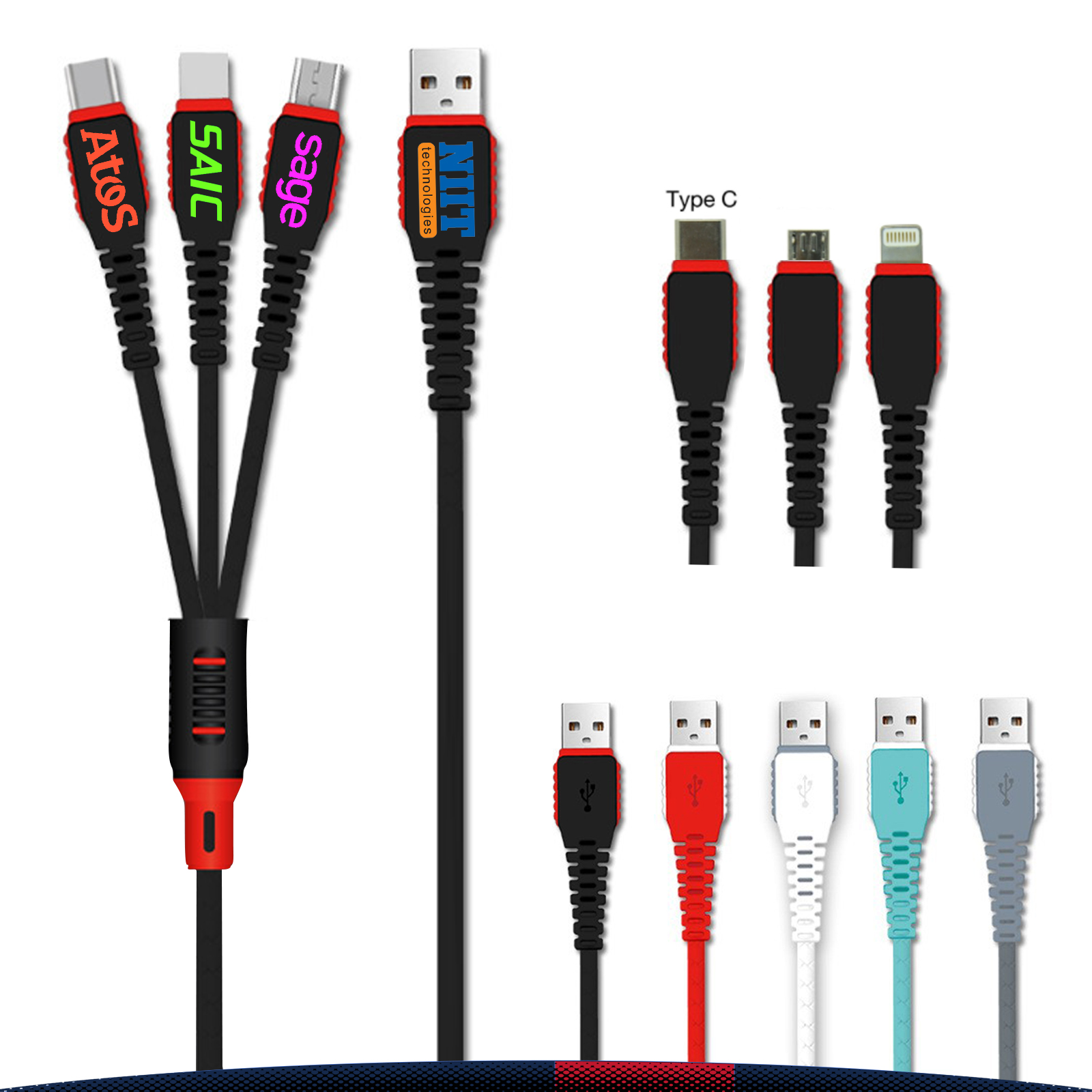 Aster 3in1 Charging Cable 2