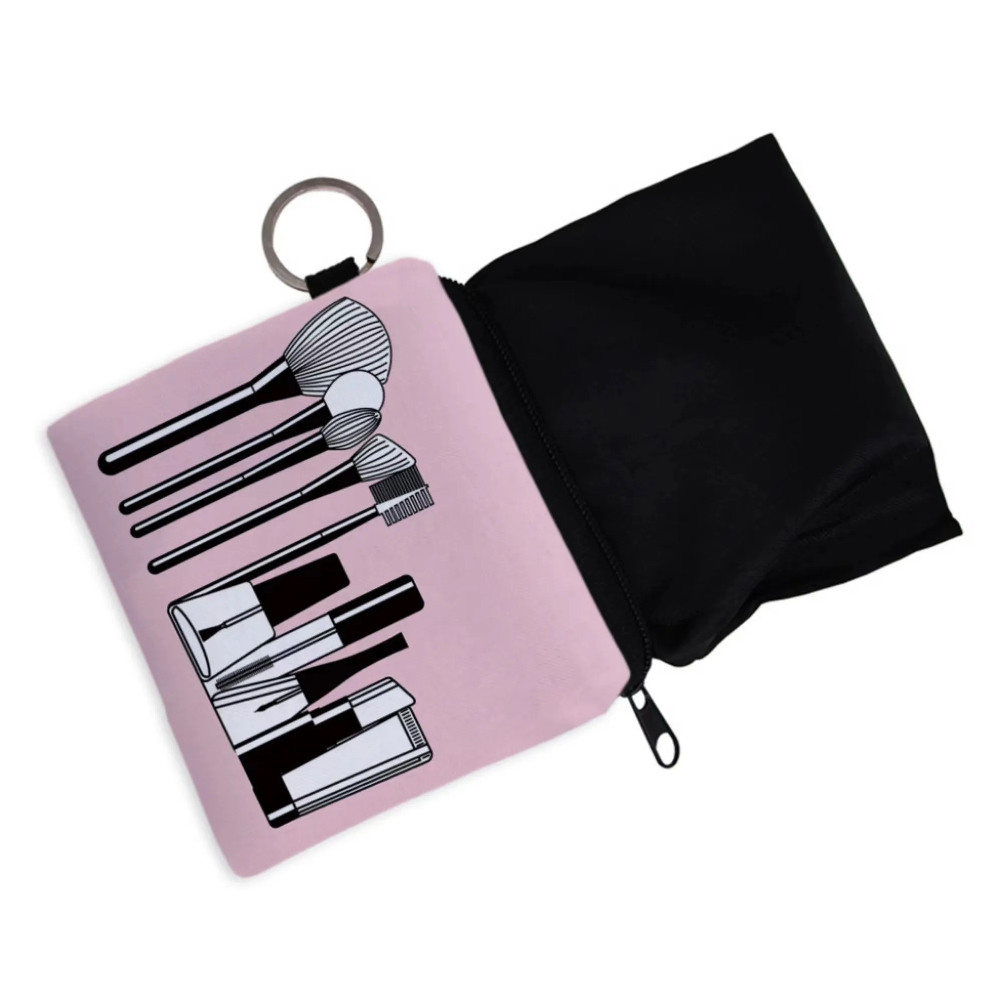 Mini Coin Purse with Attachment Ring Zipper 3