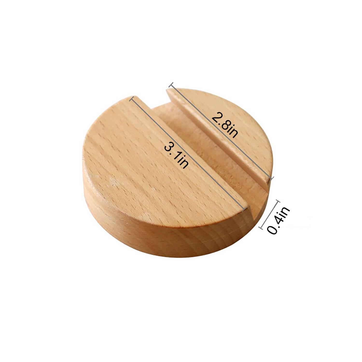 Wooden Round Phone Holder 5