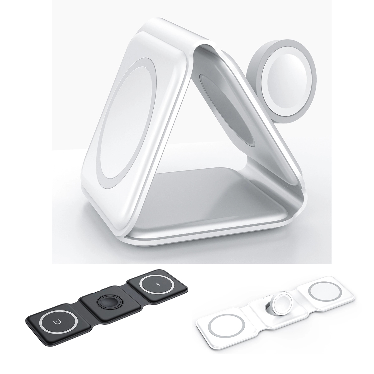 3 In 1 Wireless Charger Magnetic Foldable Charging Station 2