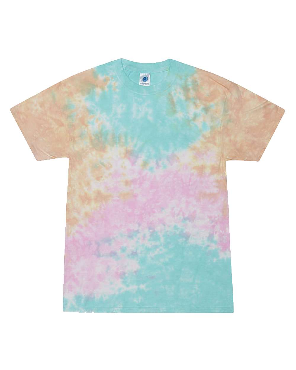 Unisex Multi-Color Tie-Dyed T-Shirt - 1000 28