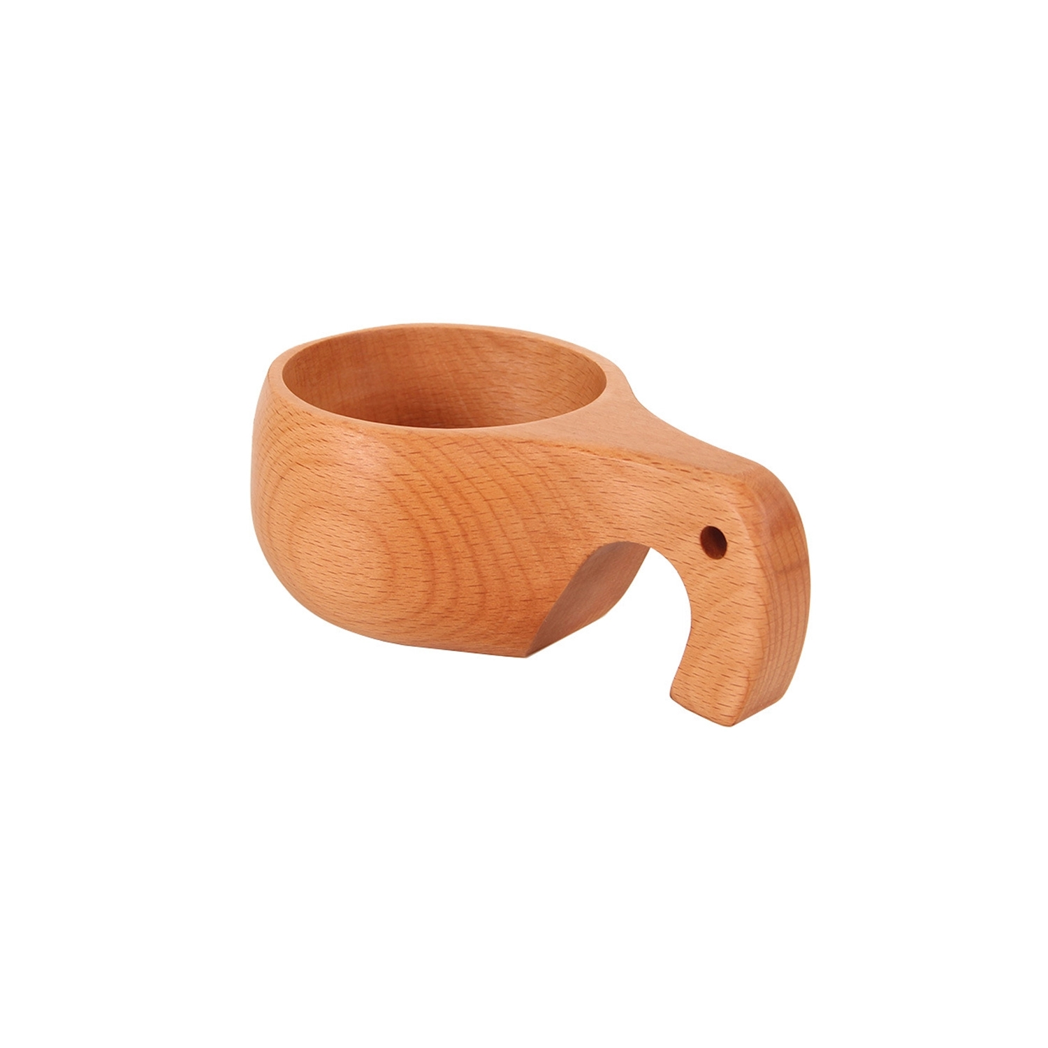 5.41 Oz Portable Wood Coffee Mug 5
