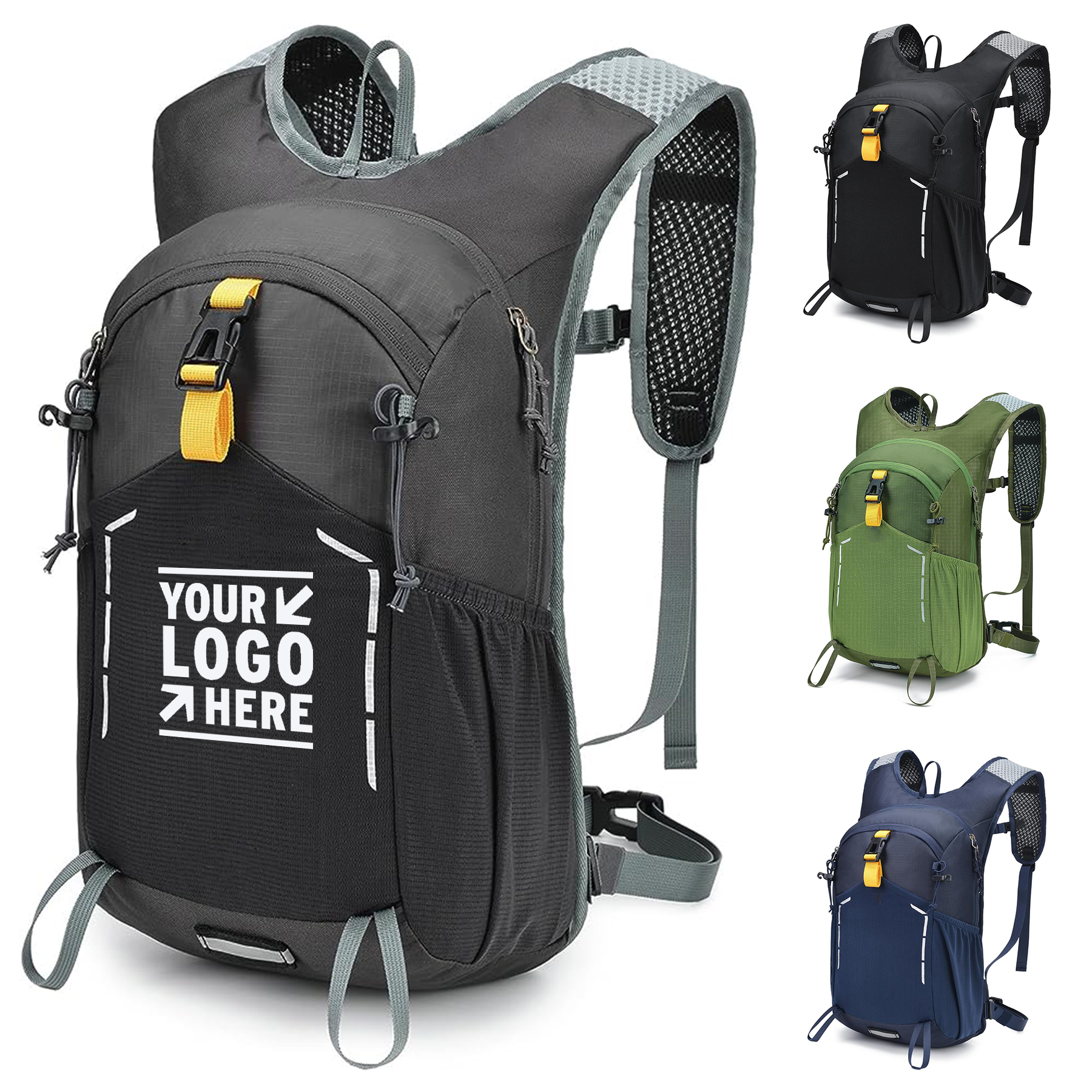 Women Men 15L Travel Daypack Lightweight Bag Water Resistant Small Hiking Backpack