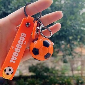 Stylish World Cup 3D Football PVC Keychain Key Ring 3