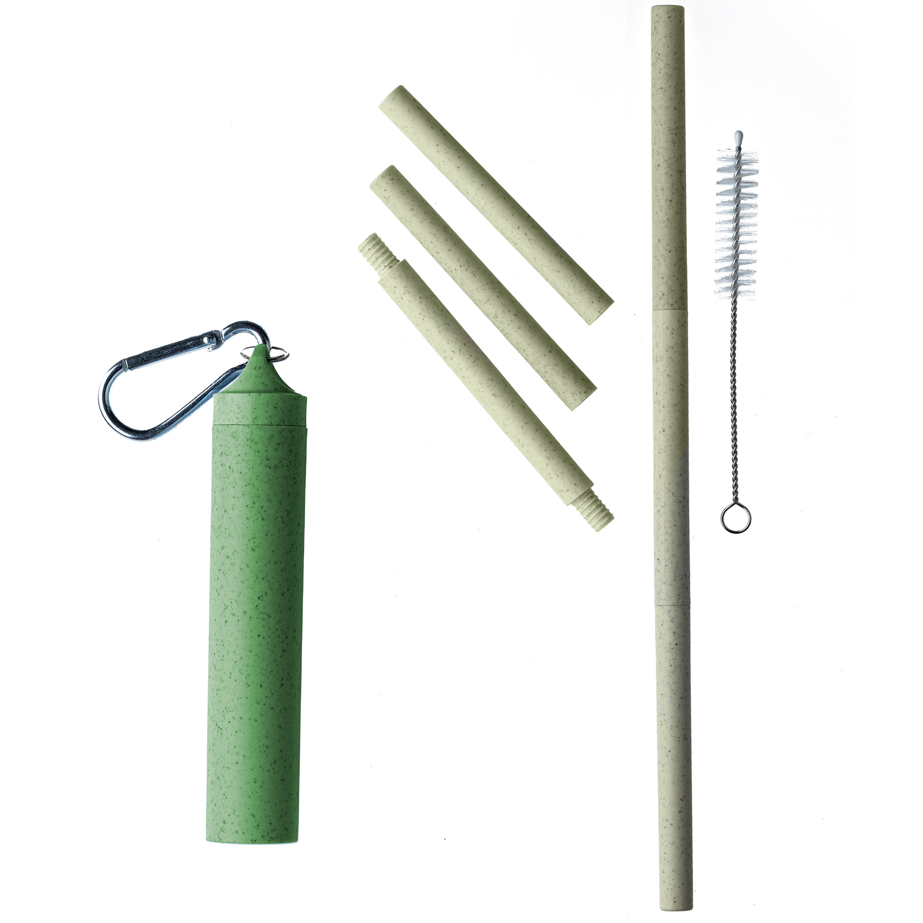 Wheat Straw Keychain Set 5