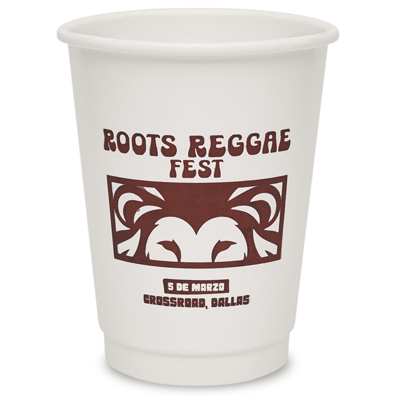 Custom 12 Oz. Double Wall Paper Hot Cups 8