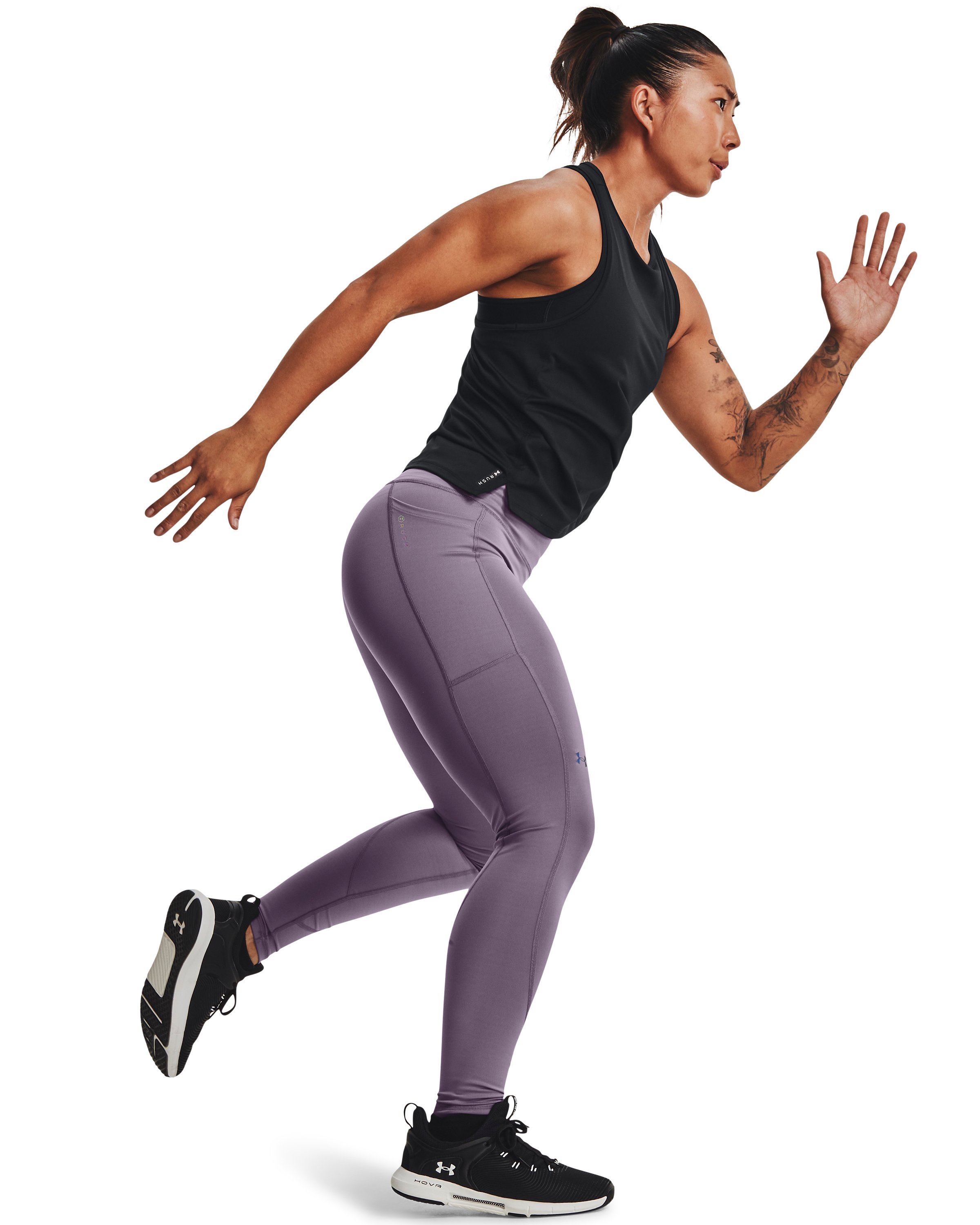 UA RUSH No-Slip Waistband Women's Full-Length Leggings 4