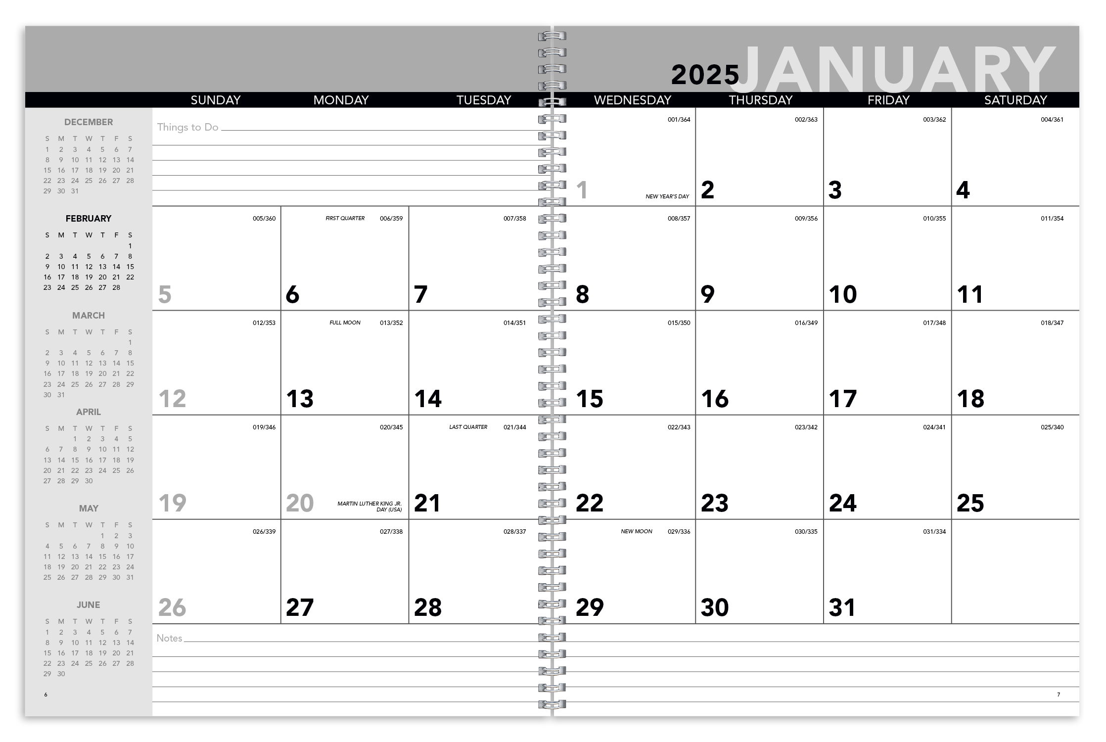 Triumph® Calendars Standard Year Desk Planner with Custom Cover 7