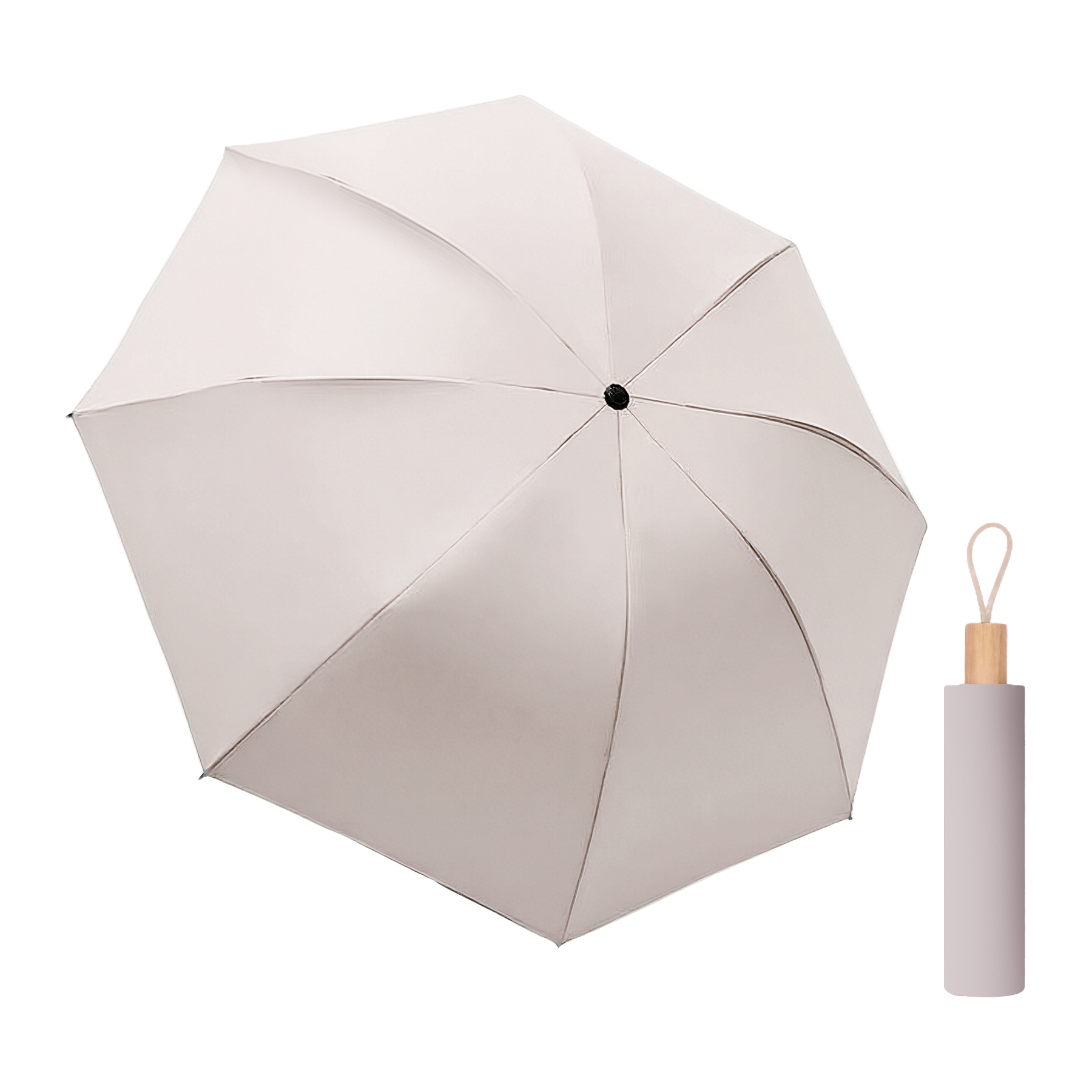 Non-Automatic Full Color Printed Travel Umbrella 6
