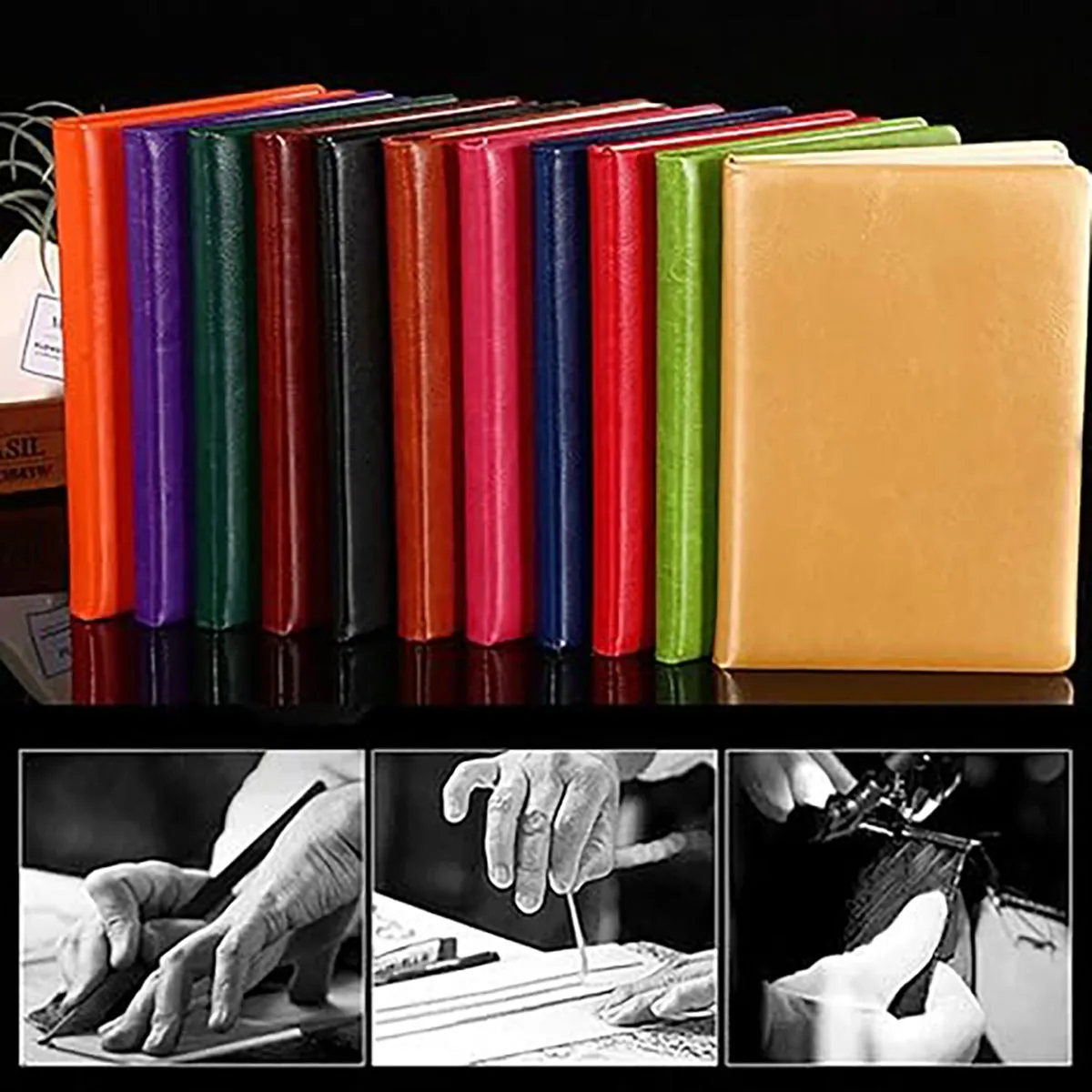 PU Leather A6 Notebook Personalized Work Efficiency Journal 3