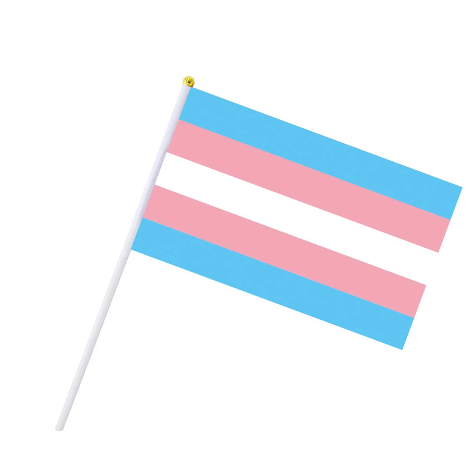 MOQ50 100D polyester Hand Flag 5